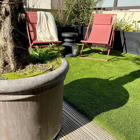 아파트 Giulia Prestige, Avec Terrasse Luxe & Confort Aux Portes De Paris